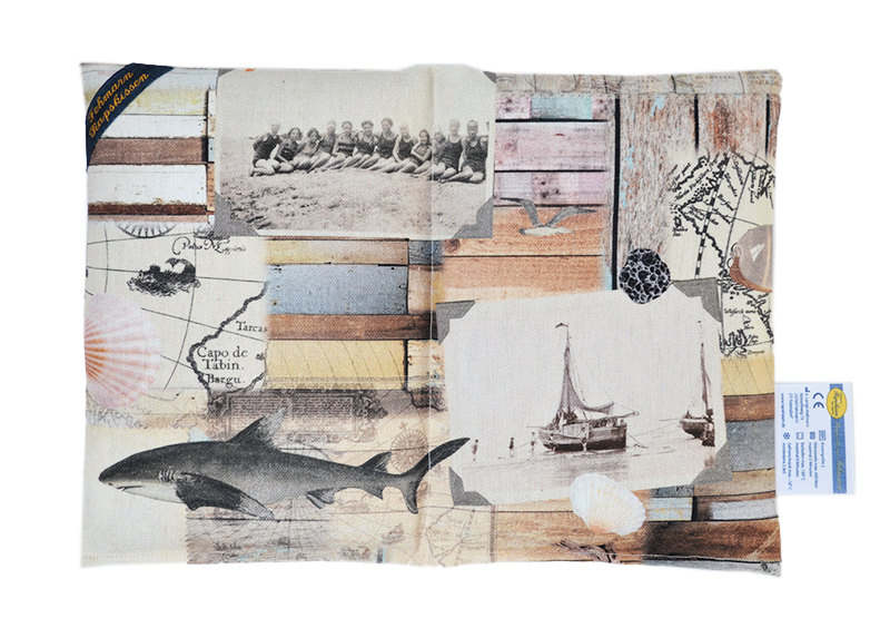 Abenteuer-Meer-Zweikammerkissen