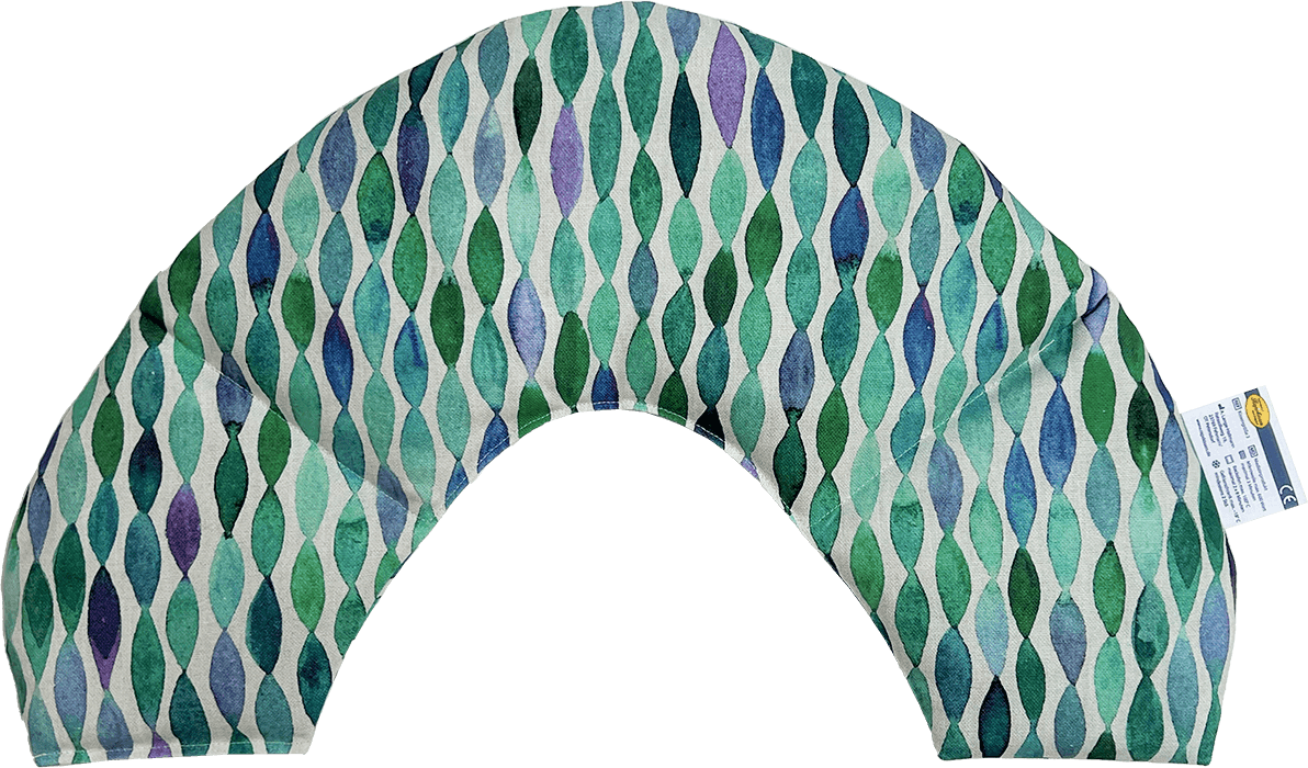 Farben-des-Meeres-Aquarell-Nackenkissen Farben des Meeres Aquarell - Nackenkissen