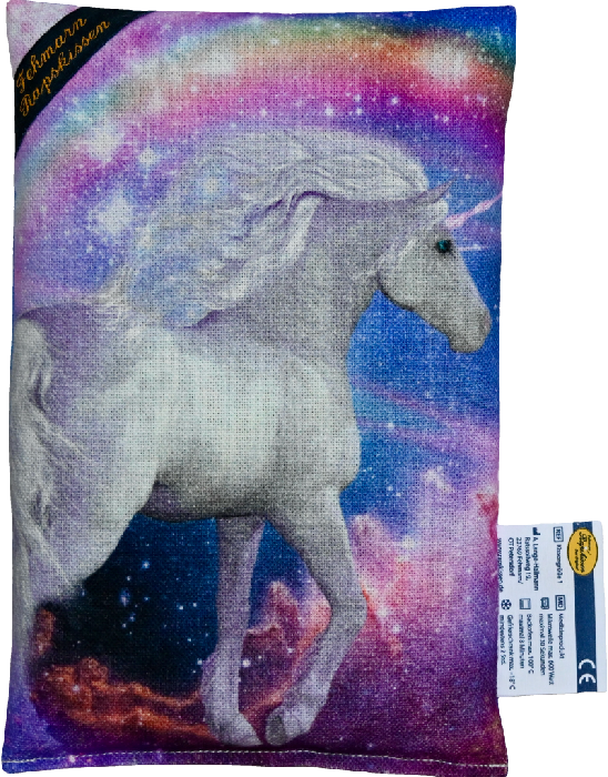 'Einhorn unter dem Regenbogen  1-Kammerkissen groß