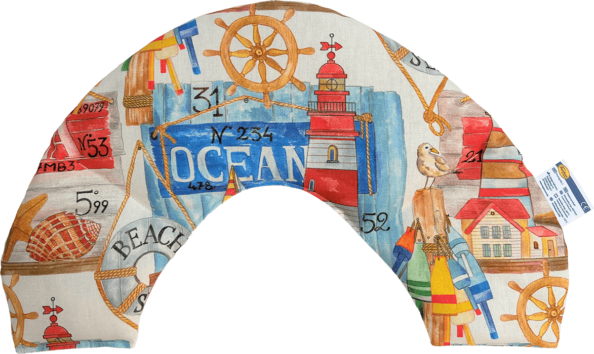 A-day-on-the-beach-rot-blau-bt-Nackenkissen_v2 A day on the beach rot-blau-bt. Nackenkissen