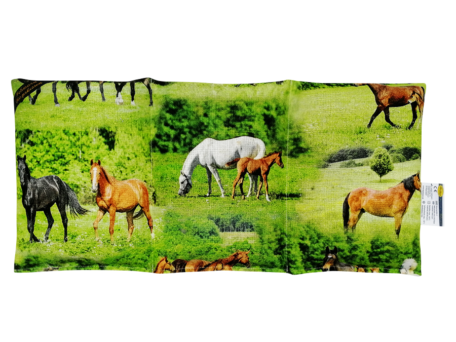 Pferde auf der Weide SONDEREDITION 3-Kammerkissen