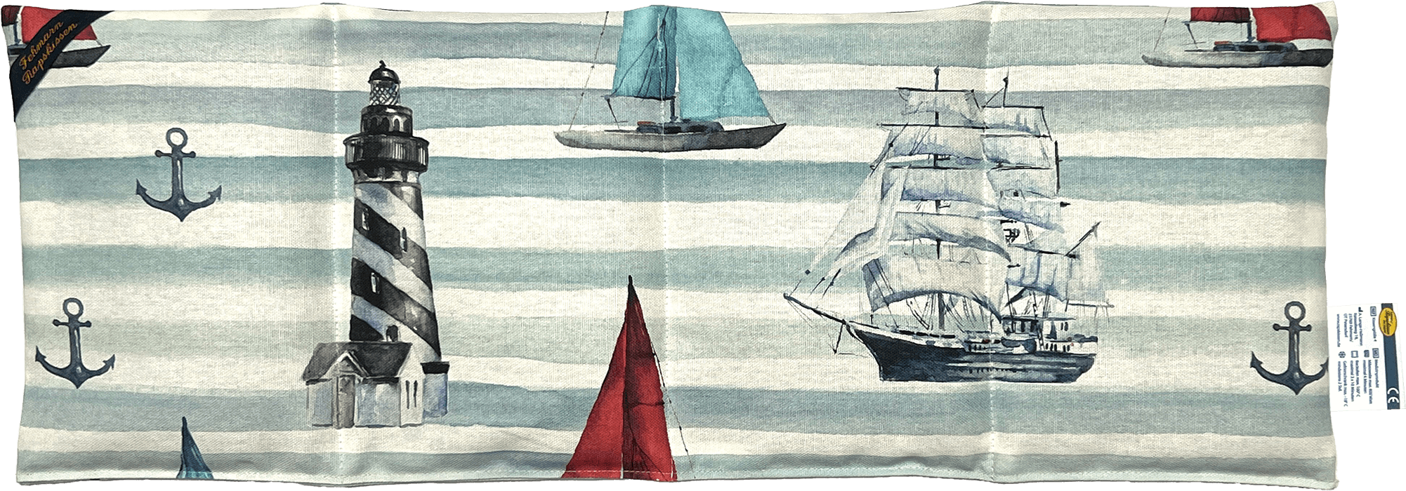 Leuchtturm und Windjammer 4-Kammerkissen