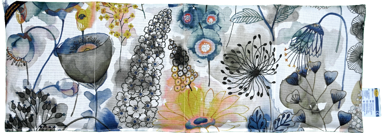 'Frühlingsleuchten blau/violett 4-Kammerkissen   