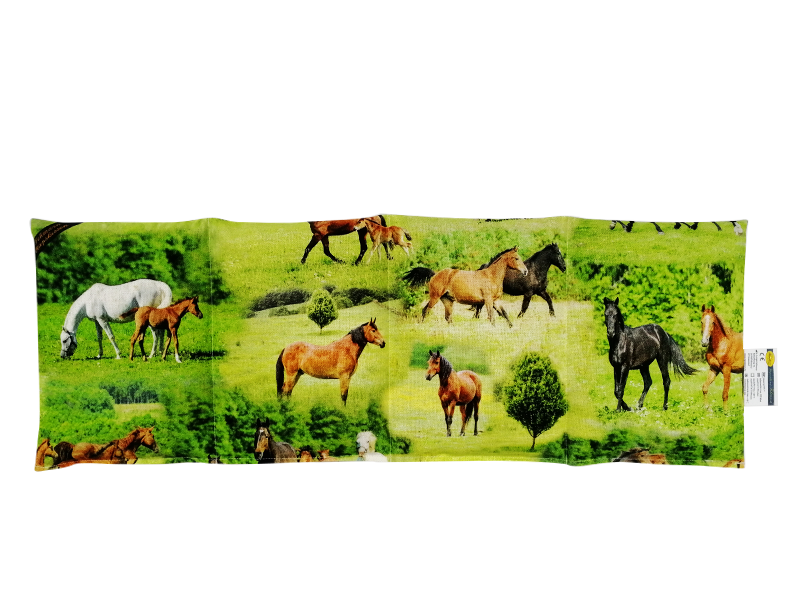 Pferde auf der Weide - PREMIUM 4-Kammerkissen