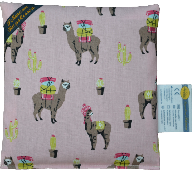 Lama rosa 1-Kammerkissen klein