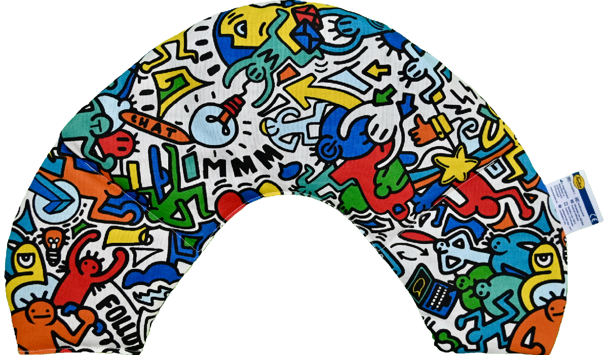 'Pop Art NO 1  Nackenkissen 