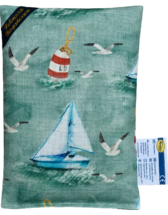 Wind & Meer grün 1-Kammerkissen groß