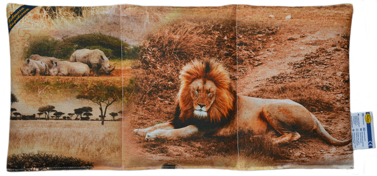 Unter der Sonne Afrikas PREMIUM 3-Kammerkissen