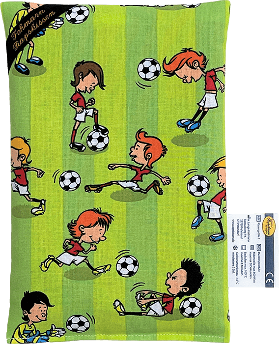 "Coole Kids spielen Fußball 1-Kammerkissen groß