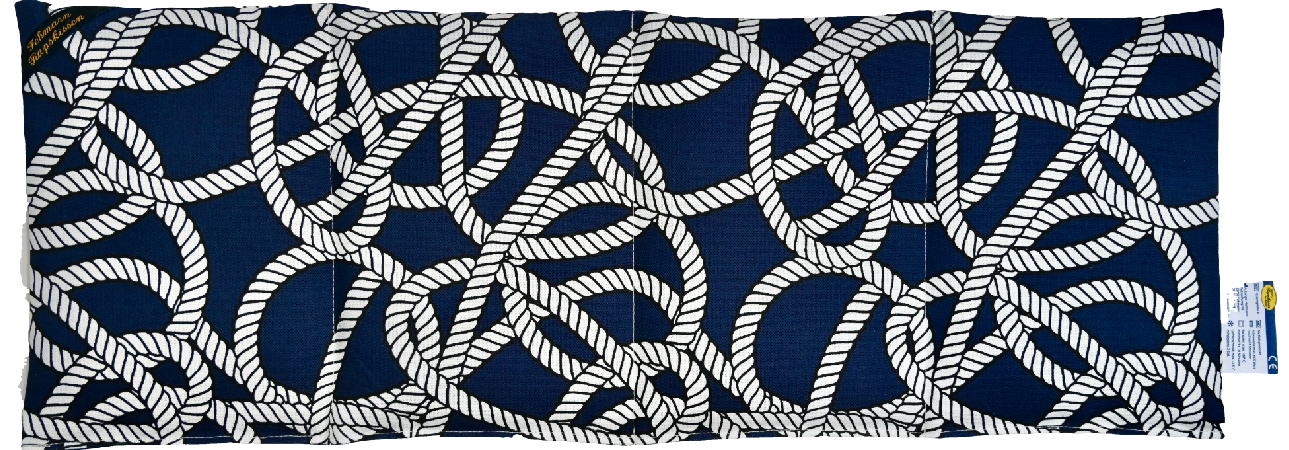 "Seemannsgarn Blau 4-Kammerkissen