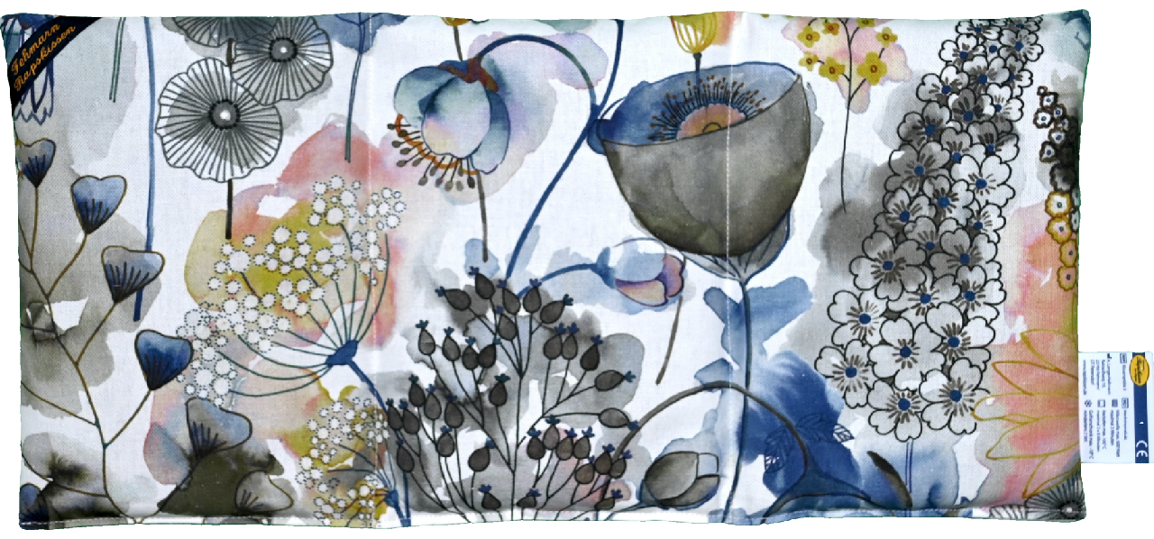'Frühlingsleuchten blau/violett 3-Kammerkissen   