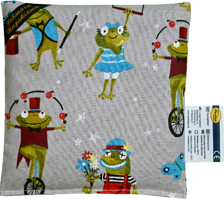 'Froschzirkus  1-Kammerkissen klein   