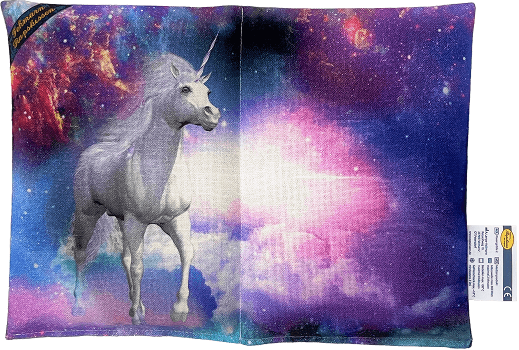 Einhorn unter dem Regenbogen Premium 2-Kammerkissen