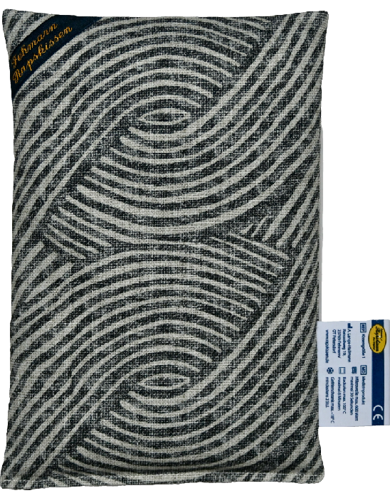 Wellness "Harmonie in Dur/schwarz-grau" 1-Kammerkissen groß