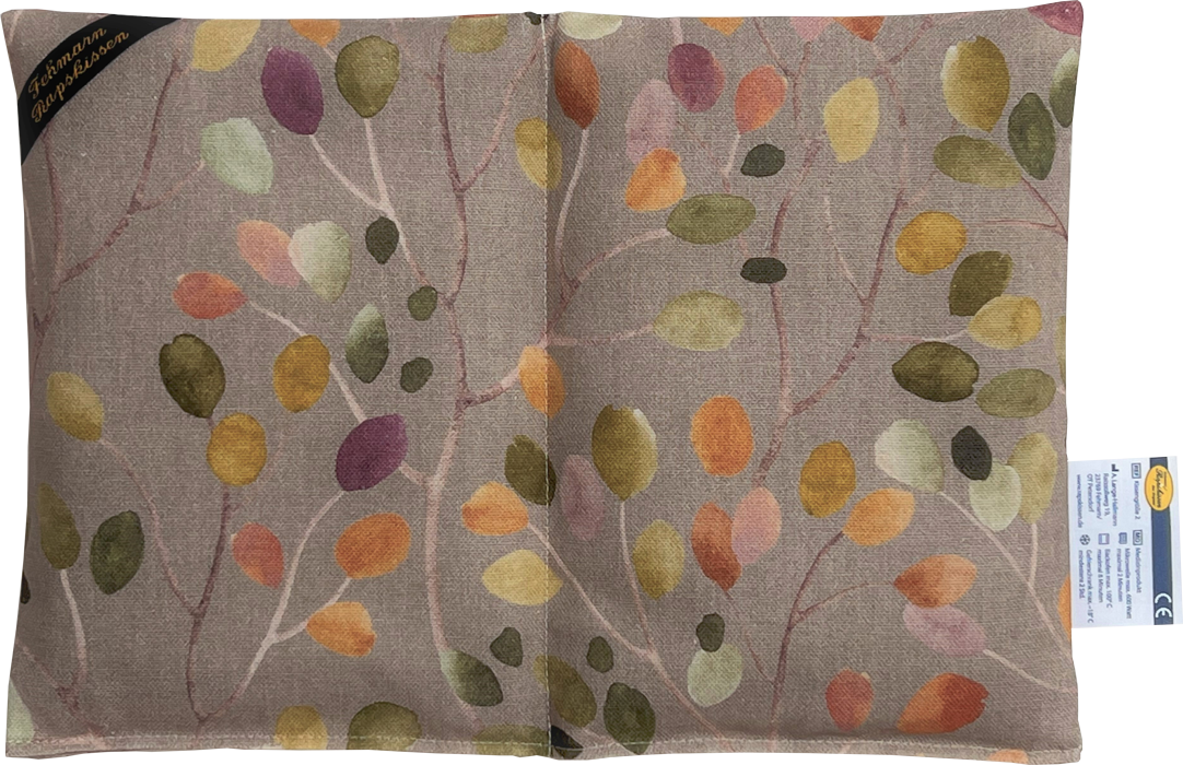 Farben des Herbstes - Aquarell taupe 2-Kammerkisssen