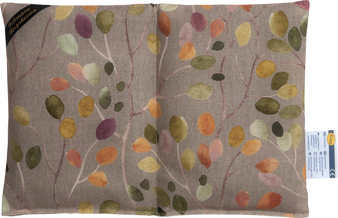 Herzbstzauber - Aquarell taupe 2-Kammerkisssen