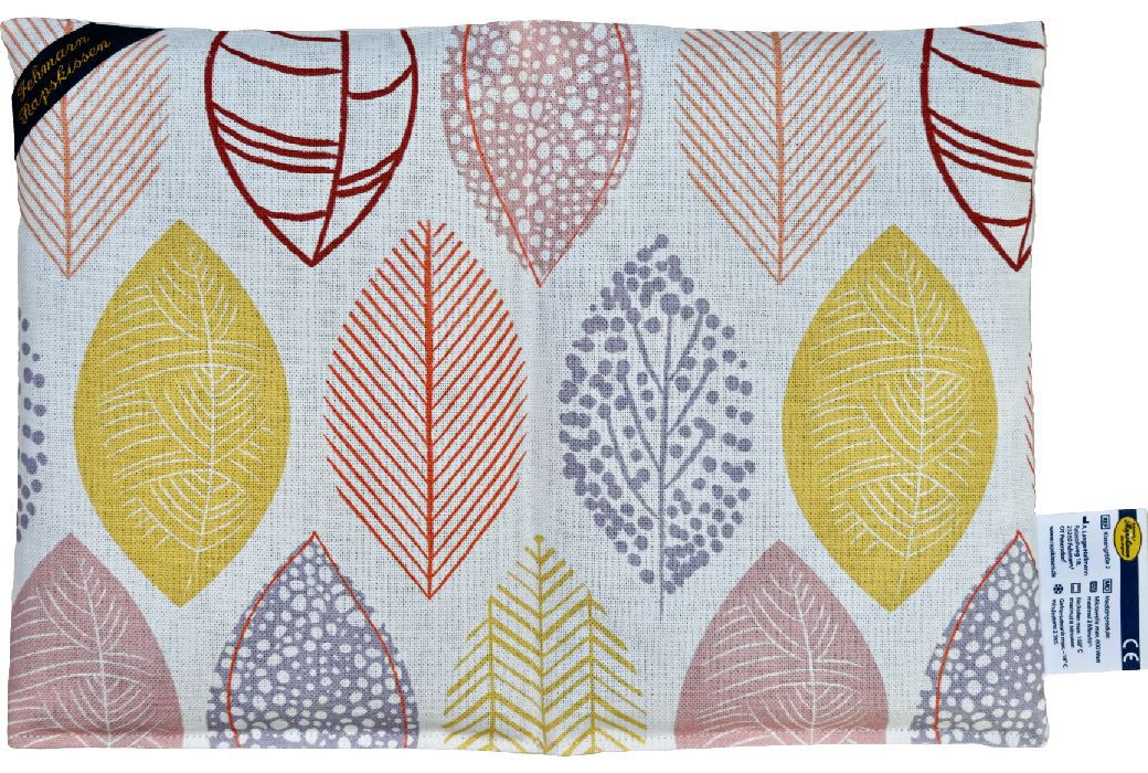 Blätter gelb-apricot    2-Kammerkissen