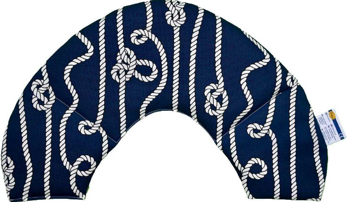 'Seemannsknoten marineblau Nackenkissen 'Seemannsknoten marineblau Nackenkissen