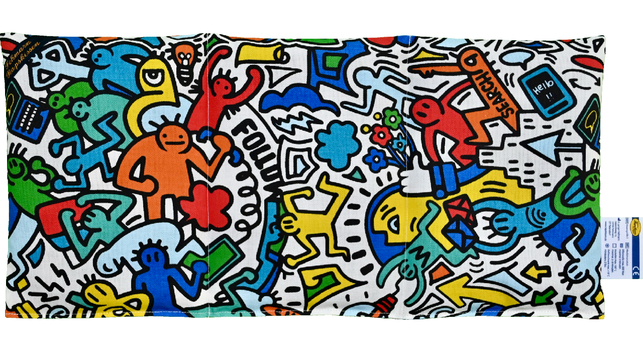 'Pop Art  3-Kammerkissen     