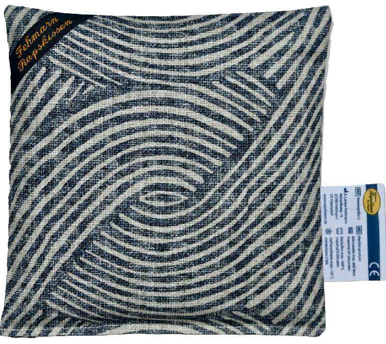 Wellness "Harmonie grau-schwarz" 1-Kammerkissen klein