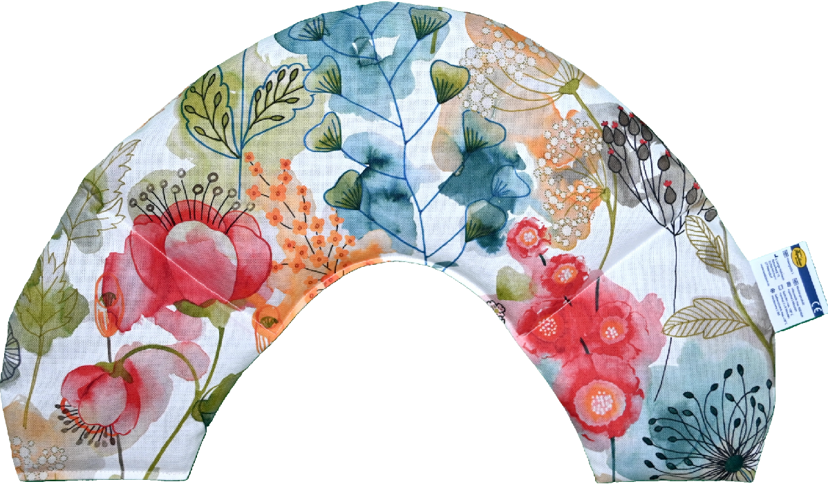 'Garden Party orange/rot Nackenkissen 'Garden Party orange/rot Nackenkissen