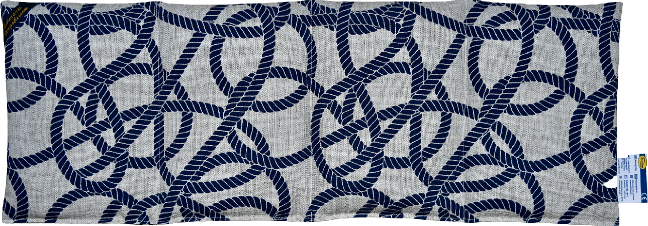 Seemannsgarten NATUR/blau  4-Kammerkissen