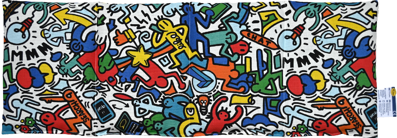 'Pop Art 4-Kammerkissen 
