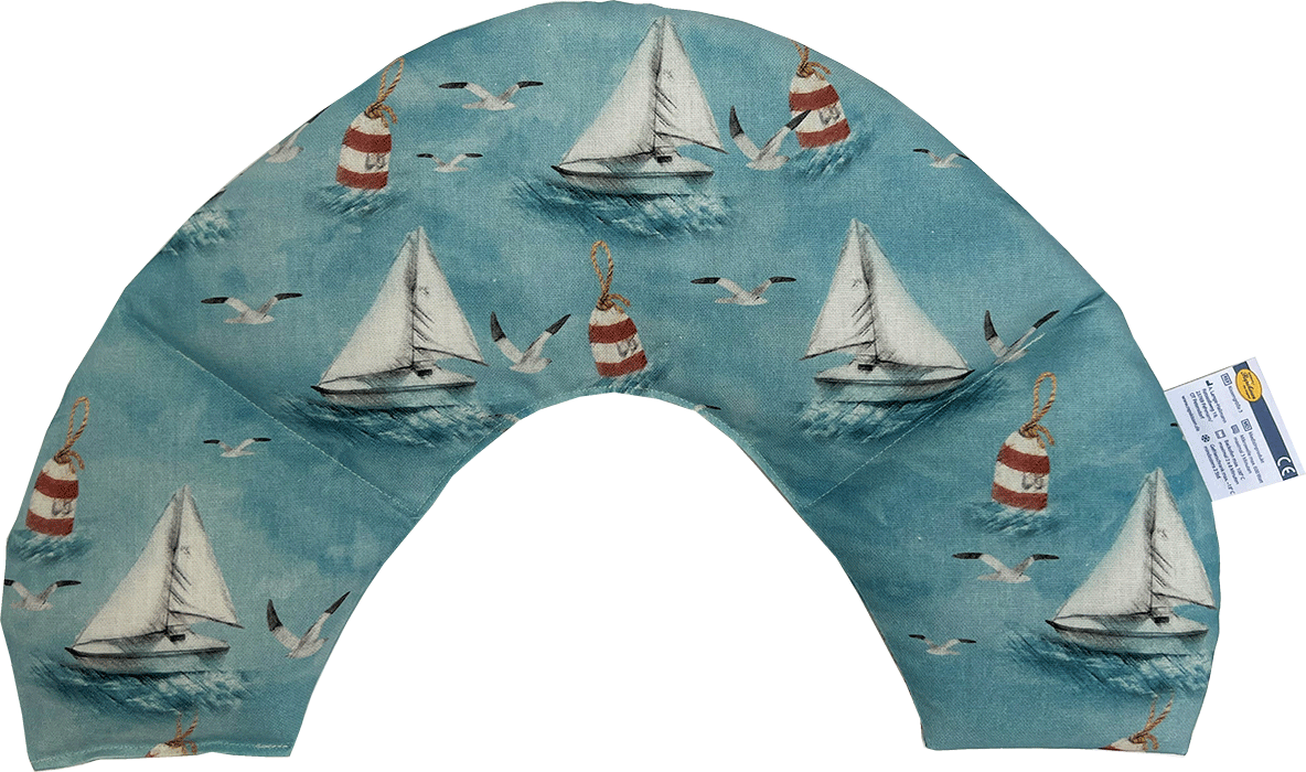 Grund Samoa Nackenkissen – 24x32 Cm, Blau, Aus Synthetischem Kautschuk/PVC